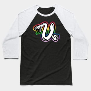 Snake Rainbow Baseball T-Shirt